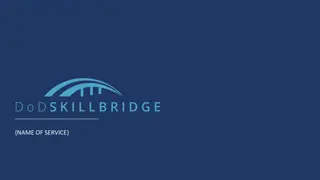 SkillBridge Program Overview and Requirements