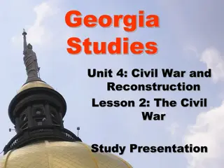 Key Strategies and Events of the Civil War