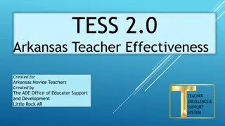 Understanding TESS 2.0: A Guide for Arkansas Novice Teachers