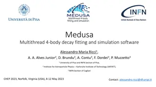 Medusa - Multithread 4-Body Decay Fitting and Simulation Software