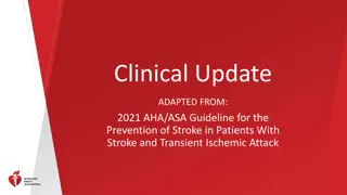 Clinical Update: 2021 AHA/ASA Guideline for Stroke Prevention