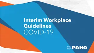 Workplace Guidelines for COVID-19 Prevention