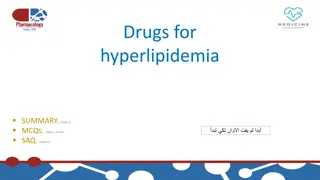Drugs for Hyperlipidemia Summary and Quiz MCQs