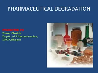 Pharmaceutical Degradation: Types and Factors