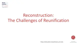 Challenges and Strategies of Reconstruction in Post-Civil War America