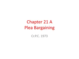 Understanding Plea Bargaining in Criminal Procedure Code, 1973