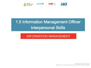 Improving Interpersonal Skills for Effective Information Management
