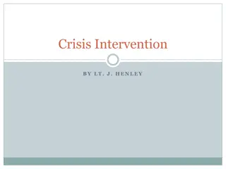 Understanding Crisis Intervention and CIT in Corrections