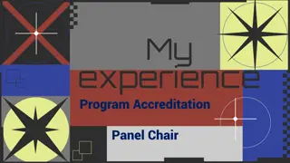 Efficient Program Accreditation Panel Chair Guidelines