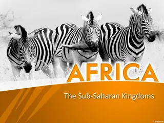Sub-Saharan Kingdoms of Ghana and Mali: Rise and Fall