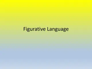 Figurative Language: Hyperbole, Simile, Metaphor, Personification, Idiom, and Pun