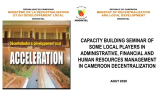 Enhancing Human Resources Management in Cameroon's Local Authorities