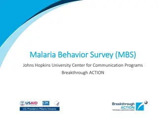 Understanding Malaria Behavior for Effective SBC Interventions