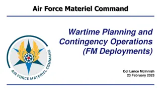 Air Force Materiel Command Wartime Operations Overview