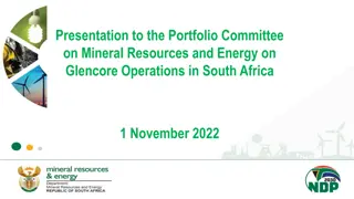 Glencore Operations in South Africa: Overview & Mining Rights