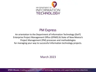 Information Technology Project Management Processes in New Mexico