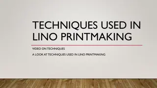 Techniques Used in Lino Printmaking and Linocut Printmaking