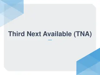 Understanding Third Next Available (TNA) Metric in Healthcare