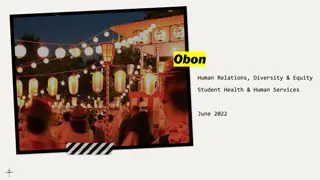 The Cultural Traditions of Obon and Similar Holidays