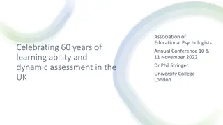 Celebrating 60 Years of Learning: Educational Psychologists' Annual Conference