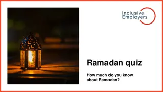 Test Your Knowledge with this Ramadan Quiz!