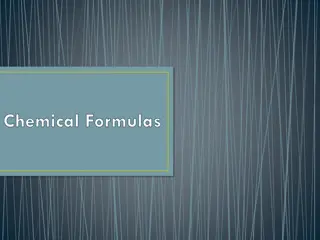Understanding Chemical Formulas, Reactions, and Equations