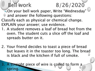 Classifying Changes as Physical or Chemical