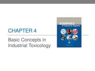 Basic Concepts in Industrial Toxicology