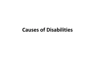 Causes of Disabilities Across Different Stages of Life