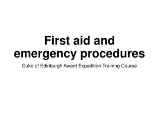 First Aid and Emergency Procedures for Duke of Edinburgh Award