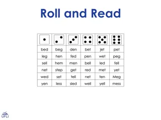 Fun Word Reading Practice with Roll and Read Activities