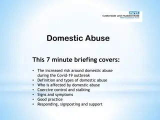 Understanding and Addressing Domestic Abuse Risk During Covid-19