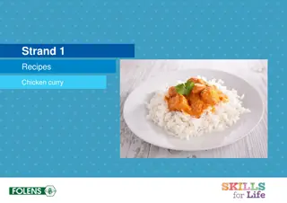 Strand.1 Recipe: Chicken Curry Preparation and Cooking Guide