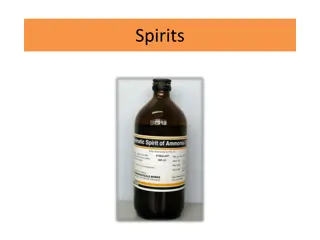 Spirits: Types and Uses