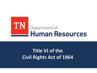 Understanding Title VI of the Civil Rights Act