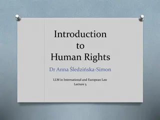 Human Rights: Overview and Evolution