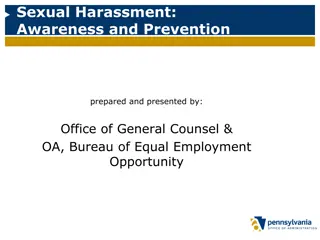 Sexual Harassment Awareness and Prevention Training Session