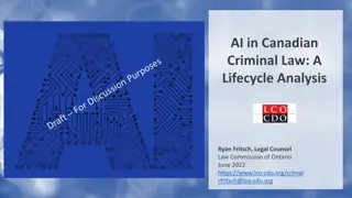AI in Canadian Criminal Law: A Lifecycle Analysis