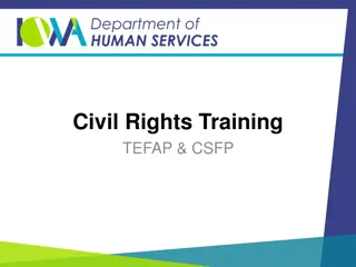 Understanding Civil Rights Training in Food Distribution Programs