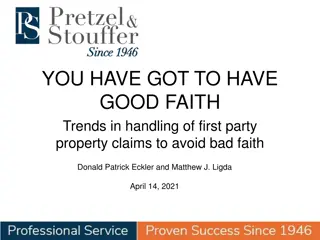 Avoiding Bad Faith in Handling Property Claims