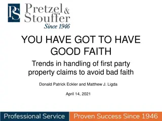 Understanding and Avoiding Bad Faith in Handling Property Claims