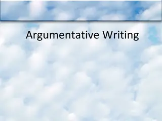 Mastering Argumentative Writing: Key Elements and Differences