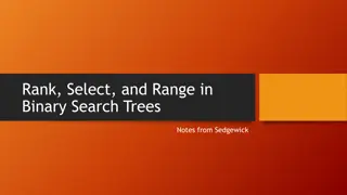 Understanding Rank, Select, and Range in Binary Search Trees