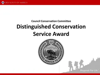 Council Conservation Committee Distinguished Conservation Service Award