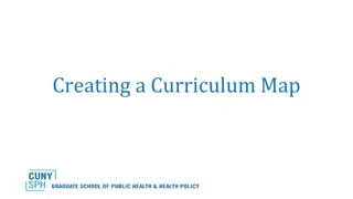 Creating a Curriculum Map for Competency-Based Education