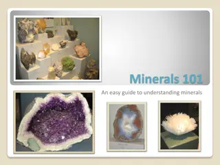 Minerals: A Comprehensive Guide