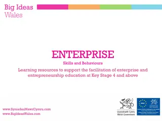 Facilitating Enterprise and Entrepreneurship Education at Key Stage 4 and Above