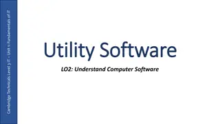 Understanding Utility Software in IT Systems