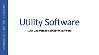 Utility Software in IT Systems