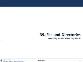Understanding File and Directory Operations in Operating Systems